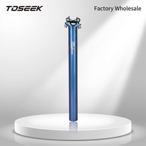TOSEEK Venta al por mayor de fábrica: <span class=keywords><strong>Tija</strong></span> de sillín de fibra de carbono para <span class=keywords><strong>bicicleta</strong></span> de carretera/MTB de 27.2/30.8/31.6mm, 350/400mm de longitud, con enrutamiento de cable interno, para ciclismo de competición, OEM - Product Image 1