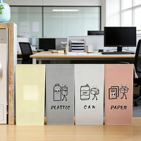 Poubelle de recyclage à classification écologique, pliable, réutilisable, intérieure/extérieure, épaissie, durable, portable, seaux de rangement, poubelles