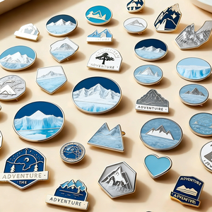Broches mignonnes en émail personnalisées, badges de dessin animé, épingles de revers, badges vierges en métal, épingles en émail dur et souple, fabrication chinoise, sans minimum de commande en gros - Product Image 3