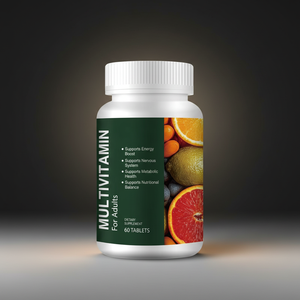 Suplementos Multivitamínicos con Vitamina B12 <span class=keywords><strong>para</strong></span> el Apoyo Inmunológico, Tabletas con Sabor a Frutas en Botella de Plástico, Mejora de <span class=keywords><strong>la</strong></span> <span class=keywords><strong>Anemia</strong></span> Nutricional, Cuidado de <span class=keywords><strong>la</strong></span> Salud - Product Image 1