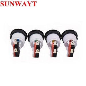 Máy Chơi <span class=keywords><strong>Game</strong></span> <span class=keywords><strong>Arcade</strong></span> A4 Nút Ấn Chuyển Đổi 28Mm P4 <span class=keywords><strong>Arcade</strong></span> Nút Ấn Bền Multicade MAME HAPP Phong Cách Nút Với <span class=keywords><strong>Microswitch</strong></span> - Product Image 6