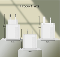 50W Blockst ecker 2 Anschlüsse QC5.0 Schnell ladegerät US UK EU Stecker Tragbares Handy-Schnell ladegerät USB PD 25W Handy-Ladegeräte