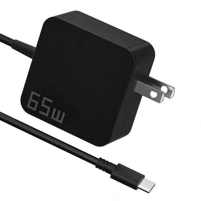 USB C 65W GAN Laptop Charger Type C AC Adapter Power Supply Computer Charger for Lenovo Dell Hp Acer Chromebook Asus Sony