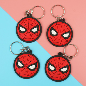 QY Wholesale <b>Custom</b> Round PVC <b>keychains</b> and Soft rubber key holder as gifts can be printed with logos - Product Image 5