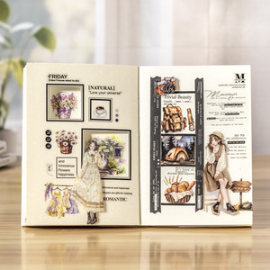 20 pegatinas por paquete, serie de carreras variables, bobina temática de ocupación, Material de manual de Doble Material - Product Image 4