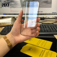 Écran de protection de téléphone en verre trempé HYTO 9D de haute qualité avec protecteur de bord incassable