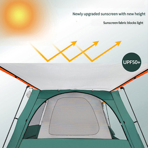 Tente de <span class=keywords><strong>Camping</strong></span> familiale Offre Spéciale Double couches 4 saisons tente de fête étanche grand espace Carpas pour <span class=keywords><strong>Camping</strong></span> en plein air 8-12 personnes - Product Image 2
