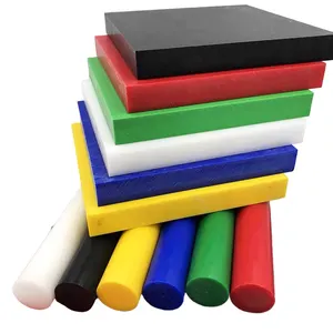 Werksoptimierung schwarz/weiß benutzerdefinierte Farbe antistatischer Kunststoff fester POM-Rundbrett-Stick-Stick