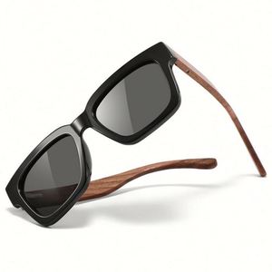 Gafas de Sol de Madera de Bambú con Marco de Madera, Estilo Retro, Deportivas, de Viaje, Polarizadas, con Protección UV400, para Hombre y Mujer, Moda 2023 - Product Image 5