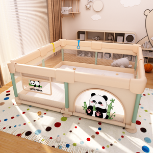 <span class=keywords><strong>Baby</strong></span>-Laufstall mit Sicherheitsbarrieren Großer Spielbereich für Kleinkinder Maßgefertigter Netzzaun für Innen- und Außenbereich - Product Image 2