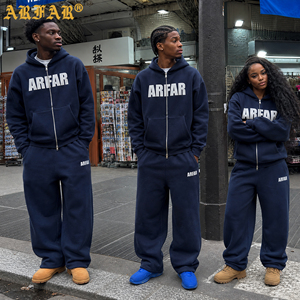 <span class=keywords><strong>Set</strong></span> <span class=keywords><strong>Felpa</strong></span> con Cappuccio <span class=keywords><strong>e</strong></span> Pantaloni da Uomo Personalizzato, 400gsm in Spugna Francese, Abbigliamento Streetwear, Completo Due Pezzi - Product Image 1