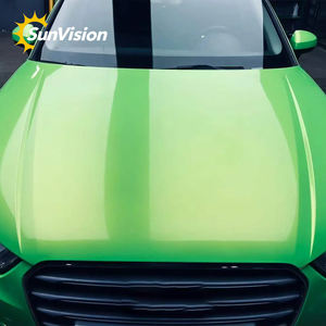 Vinilo autoadhesivo para coche, película de PVC para envolver el coche, color verde, Coral mágico - Product Image 4