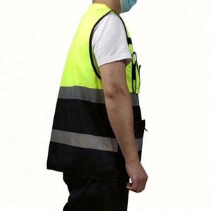 Gilet de sécurité haute visibilité réfléchissant de qualité supérieure avec poches pour travaux de construction, idéal pour les cadeaux promotionnels et d'affaires - Product Image 6