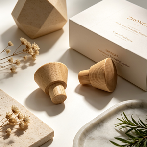 Custom Laser Cut Wooden <b>Perfume</b> Caps For Fragrance Bottles And Air Freshener <b>Containers</b> Any Size Available - Product Image 3