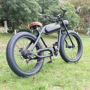 Bicicleta Eléctrica Retro E-Bike 250W/500W Motor Bafang 48V 15Ah Batería Cuadro de Aluminio Shimano 7 Velocidades Bicicleta Eléctrica de Carretera con Llantas Gruesas - Product Image 4