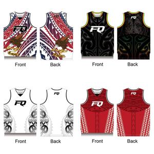 FQ Vente en gros Maillot de basketball personnalisé polynésien maori samoan, grande taille, imprimé par sublimation sur polyester, pour équipes sportives - Product Image 1