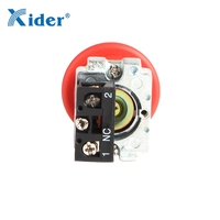 Interrupteur à bouton-poussoir d'urgence champignon DB2-BC42 /XB2-BC42 rouge