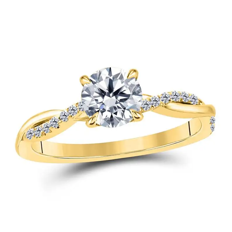 Anel feminino elegante de estilo, anel de dedo com pedra branca, presente de surpresa com pedra branca, joias da moda, novo, 2022