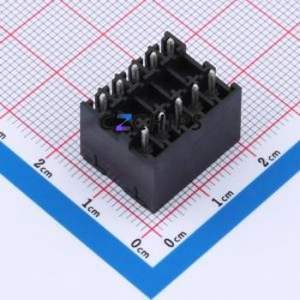 DB2EVHB-3.5-2*5P-BK Plug-in Terminal Block Through hole,P=3.5mm Connector Board-to-Board / Socket - Closed 2x5P 3.5mm Black - Product Image 2