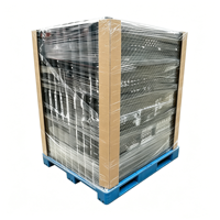 JOIN Palette en plastique pliable robuste, empilable, pour entrepôt, logistique, stockage de marchandises en vrac