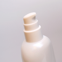Ensemble d'emballages cosmétiques personnalisés et créatifs en verre pour soins de la peau, flacon de lotion, pot d'essence et de crème avec couvercle nuage imprimé sérigraphié