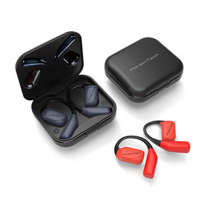 MoreinTech Open Back Bluetooth Earphones 5.0 Air Conduction Sports Running With Charging Case - Product Image 1