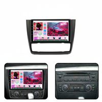 Jiawell Reproductor Multimedia para Auto con GPS Integrado de 9 Pulgadas, USB, WiFi, BT, DSP, Control del Volante para BMW E87/E81
