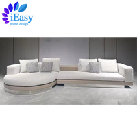 IEasy – canapé d'angle en cuir véritable importé, style italien moderne, vente en gros