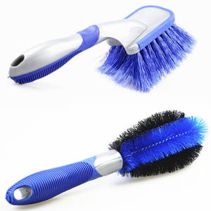 Cepillo para Neumáticos de Coche NIKO, Azul y Negro, Cerdas Suaves, Alambre de Doble Hilo, Cepillo para Llantas de Coche, Herramienta de Limpieza para Lavado de Coches - Product Image 1