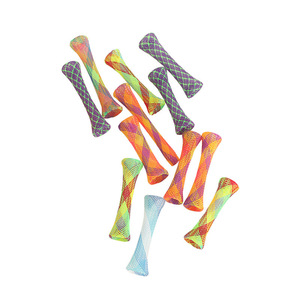 Wholesale Eco-Friendly Nylon Spring Pet Supplies Elastic <b>Cat</b> <b>Toy</b> Mesh Tube <b>Interactive</b> Chew Stretchable for Indoor <b>Cats</b> - Product Image 2