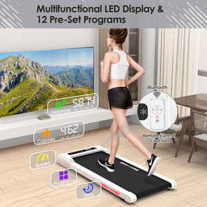 Tapis de marche sous le bureau avec moteur silencieux, écran LED, machine de marche <span class=keywords><strong>électrique</strong></span> peu encombrante - Product Image 4