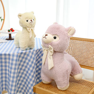 Peluche de Alpaca Súper Suave, Muñeco de <span class=keywords><strong>Lama</strong></span> de Peluche, Almohada para Dormir para Niñas, Regalo de Cumpleaños, Forro de Malla, Algodón PP, Regalo Confortable - Product Image 3