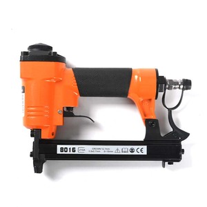 Pistolet agrafeur pneumatique industriel pour le bricolage, agrafeuse à air pour le bois, machine à agrafes décoratives 1/4" 8016 21GA, outils portables pour la fabrication et la réparation de meubles - Product Image 5