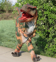 Costume de dinosaure T-Rex réaliste personnalisé pour spectacle, costume de dinosaure Raptor pour adultes, pour parc d'aventure intérieur