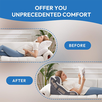 SUREWALHOME Oreiller de lit en gros Oreiller de lit en mousse à mémoire de forme personnalisé pour les jambes arrière et le soutien des genoux