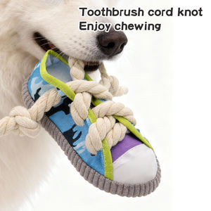 Zapatos de Juguete para Perros, Resistentes a Mordeduras, con Sonido, Juguetes para Masticar para Cachorros, Suministros para Mascotas con Forma de Zapato - Product Image 3