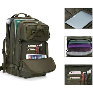 Tactical Backpack Large Capacity Outdoor Hiking Camping Military Style Unisex Travel Sports Backpack With MOLLE System - Product Image 2