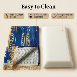 <span class=keywords><strong>Tapis</strong></span> <span class=keywords><strong>de</strong></span> <span class=keywords><strong>prière</strong></span> musulman <span class=keywords><strong>orthopédique</strong></span> personnalisé en mousse à mémoire <span class=keywords><strong>de</strong></span> forme, pliable, en flanelle, pour le soutien des genoux - Product Image 2