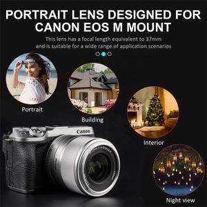 Lentes de Retrato Viltrox de 23 mm F1.4 EF-M con Enfoque Automático y Gran Apertura para Cámaras <span class=keywords><strong>Canon</strong></span> EOS M Mount, Lentes M5 M6II <span class=keywords><strong>M200</strong></span> M50 - Product Image 5