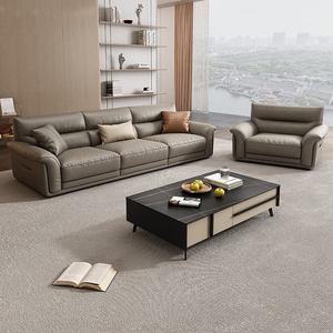 Divano in pelle di lusso moderno <span class=keywords><strong>soggiorno</strong></span> Design modulare Chesterfield divano Set mobili per l'ufficio casa Hotel - Product Image 5