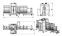 Machine de sablage automatique verticale chinoise