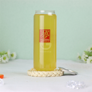 Envase Cilíndrico Transparente de PET de 250ml, 330ml, 350ml, 400ml, 650ml con Tapa Fácil de Abrir para Bebidas Energéticas, Jugos, Té y Café - Product Image 6