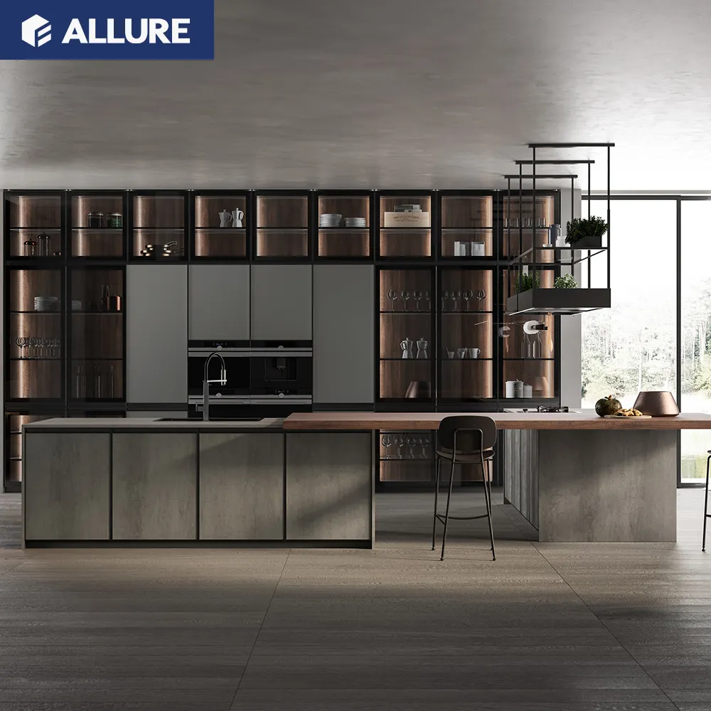 Allure Storage Set Luxury Engineering China Manufacturer Design Accessories The Cabinet Kitchens For Home