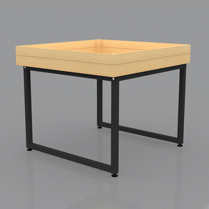 Présentoir semi-rond pour fruits et légumes de supermarché Table de présentation pour fruits et légumes de style demi-cercle - Product Image 5