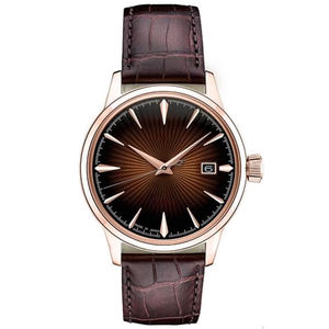 HANNAH MARTIN <b>Watch</b> Factory Custom Minimalist Date <b>Watch</b> dial Logo Fashion Casual Genuine Leather Stainless Steel <b>Watch</b> <b>for</b> <b>Men</b> - Product Image 5