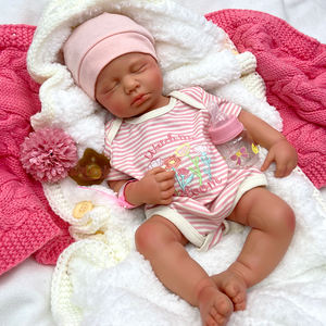 Muñeca Bebé de Silicona Realista de 20 Pulgadas, Peso de 6.82 Libras, Muñecas Reborn Pintadas en 3D que Parecen Bebés Reales Durmiendo - Product Image 4