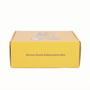 Caja de envío personalizada, caja de correo de embalaje de ropa de zapatos, caja de franqueo de cartón de embalaje <span class=keywords><strong>amarillo</strong></span> con logotipo - Product Image 2