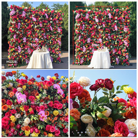 Offre Spéciale – Rouleau Mural Floral Écologique en Soie Artificielle Effet Naturel, Mini-Roses 3D pour Décoration de Mariage et Toile de Fond Printanière