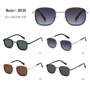 Unisex <b>Round</b> <b>Sunglasses</b> Full Rim Black <b>Frame</b> UV400 Protection Adult Light Weight - Product Image 2