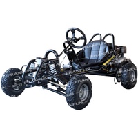 Karting à suspension intégrale pour divertissement, 270CC, 9HP, 4 temps, transmission à embrayage humide, karting pour adultes